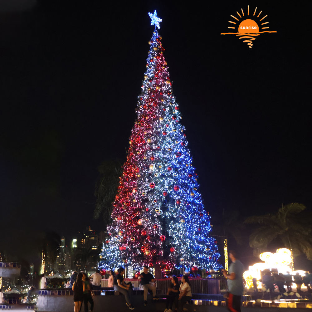 10m 15m 20m Large Outdoor Programmable Giant High Artificial Christmas Tree With  Wireless App Control Rgb Light