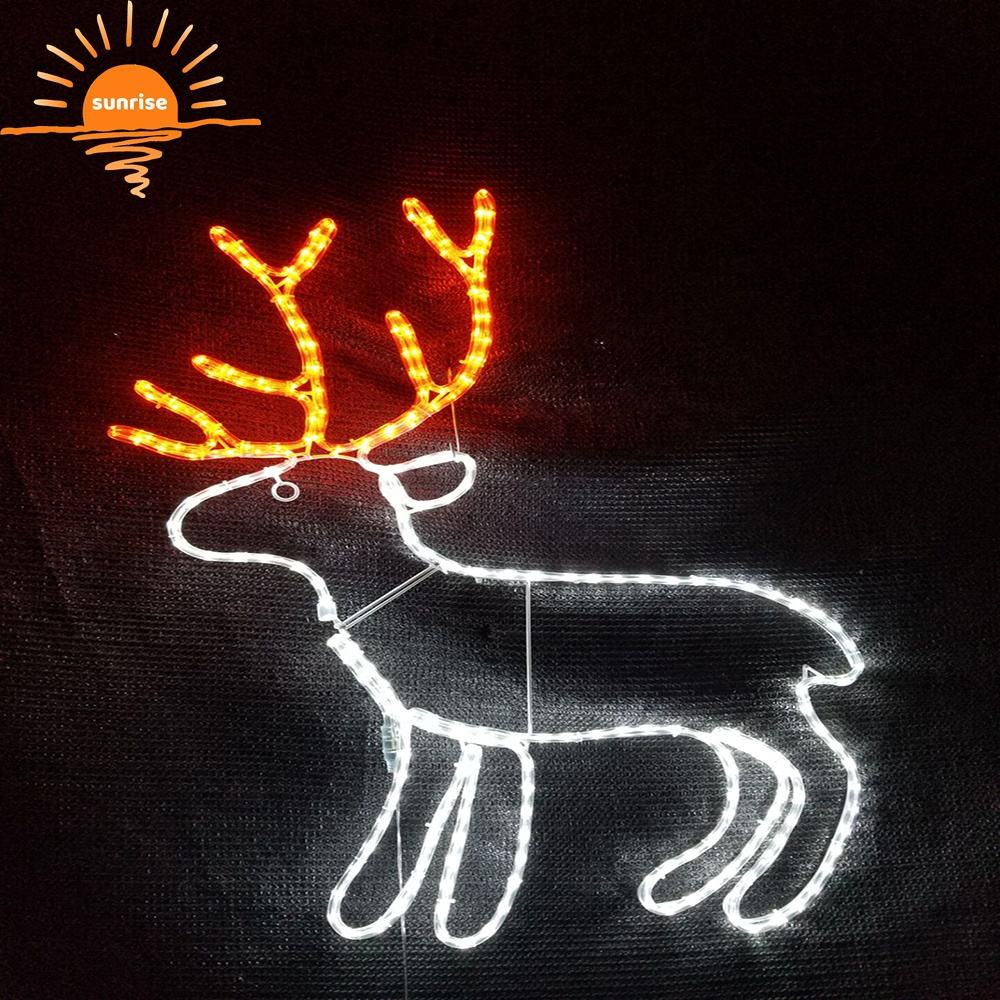 LED Christmas Light Outdoor Ip65 Waterproof Golden Deer Decorative Light Led Atmosphere Light square Landscape Lamp