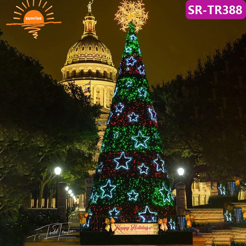 Wholesale Commercial Luxury New Year Decoration LED Smart Music Programmable Christmas Tree Party Holiday Supplies Wholesale