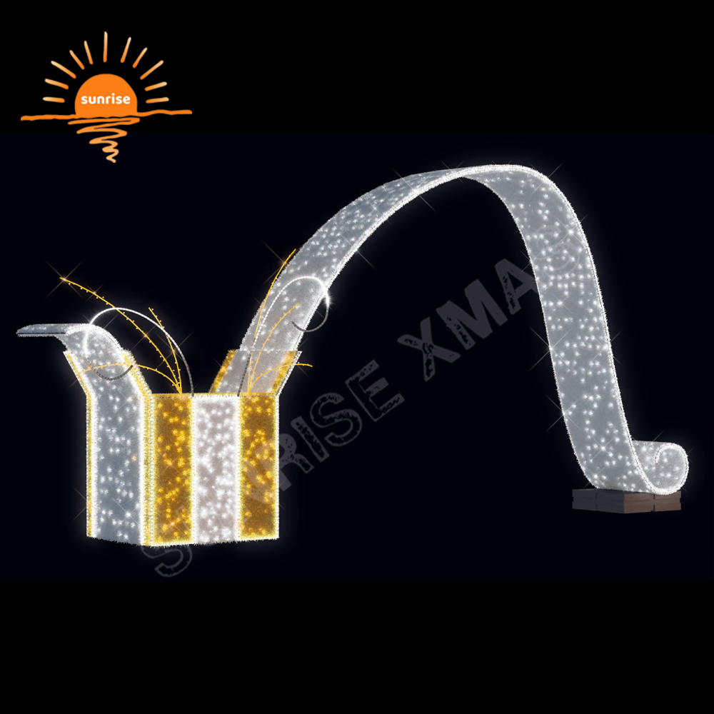 Customizable Christmas Motif Lights Commercial Huge Outdoor LED  Lighted Christmas Snowflake Large Outdoor Christmas Decorations