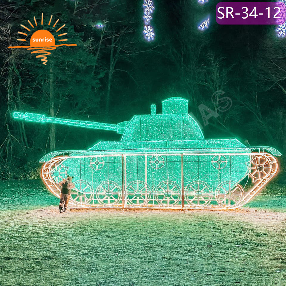 3D Large Led Vehicle Light RGB pixel lights Christmas Outdoor Photo Op Decoration LED Bus Sports Car Motif for Garden