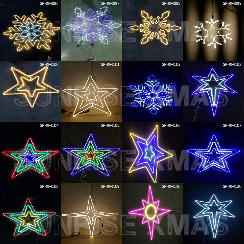 2D LED Christmas Santa Light Outdoor Waterproof Luminescence String Lights Motif Light