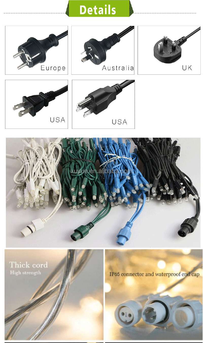 2D LED Christmas Santa Light Outdoor Waterproof Luminescence String Lights Motif Light