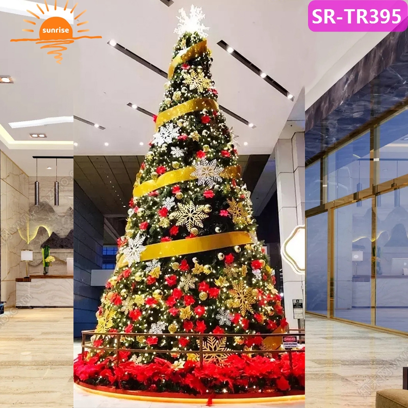Wholesale Commercial Luxury New Year Decoration Outdoor Creative Music Christmas Tree Party Holiday Supplies