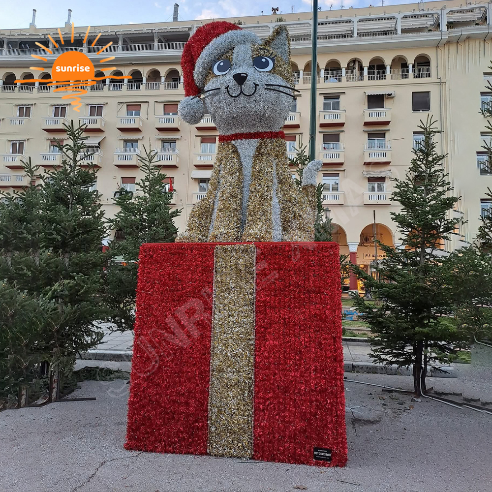 Best Holiday Light Displays Gift Motif Light Christmas Huge Animals Landscape Outdoor Snowmen Decorative Light Show in Stock