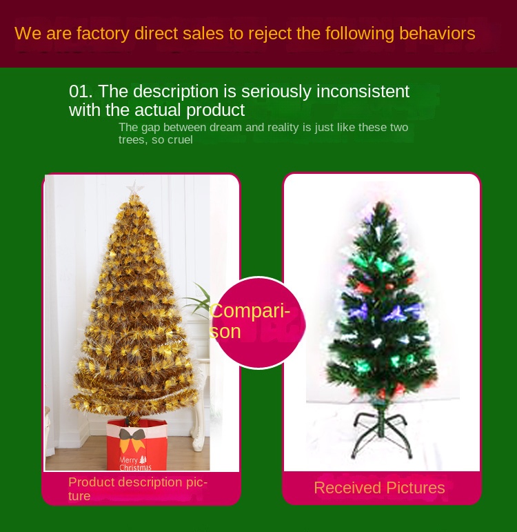 2022 Hot Artificial LED Small Christmas Tree with Light Decoration