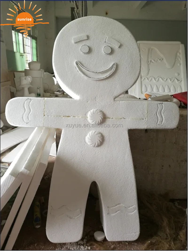 Fiberglass Large Candyland Donut / Resin Candy Park Doughnut Sculptures for Festival Wedding Bakery Shop Decor