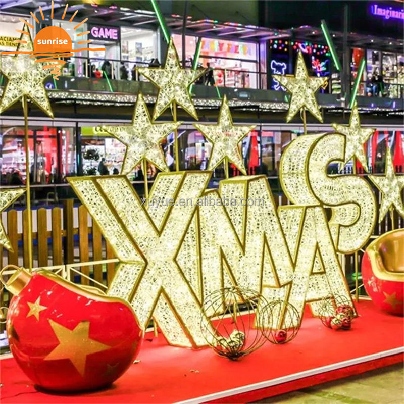 Commercial Christmas Decorations Diameter 80cm Fiberglass Ball Chair Christmas Decoration