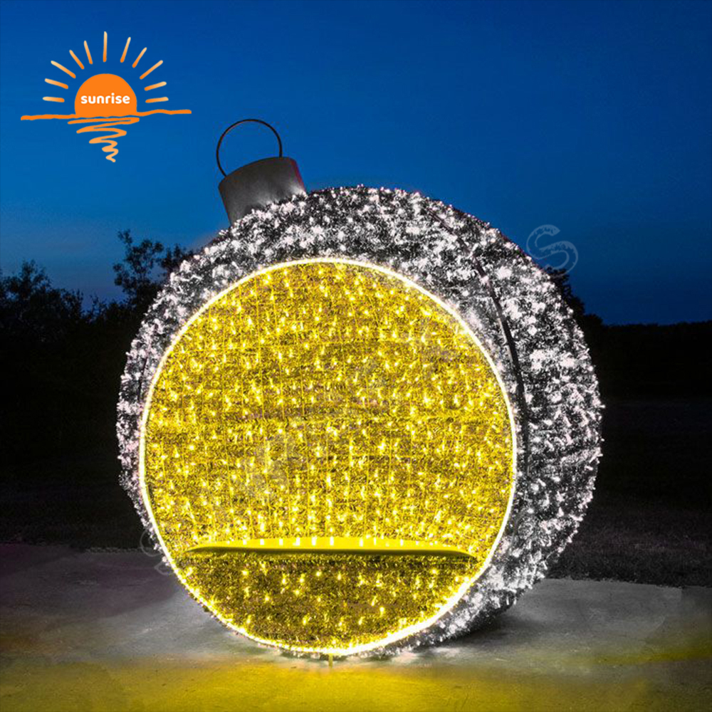 High-quality Waterproof Theme Park Large Halloween Pumpkin Head Ball Light 3d Giant Outdoor Bauble/ornament Decorative LED Light