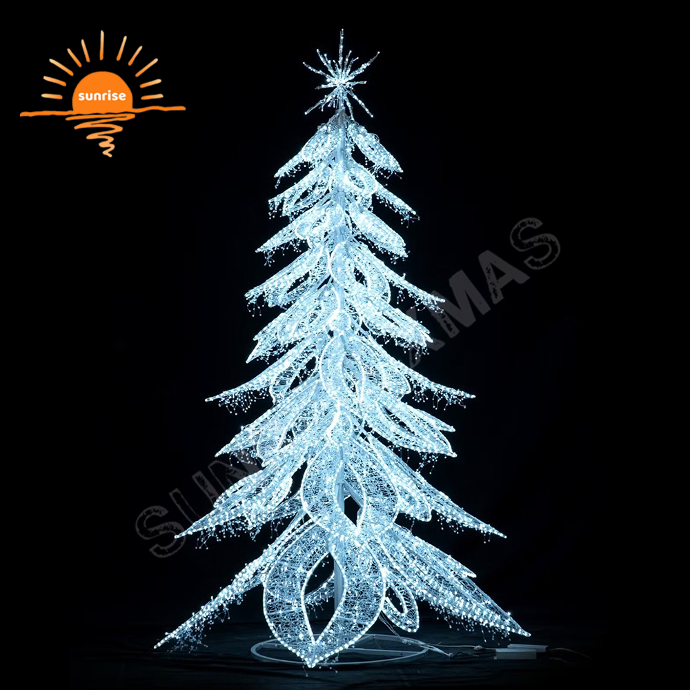 5m 6m IP65 Christmas Warm White Simulated Branch Decoration Programmed Outdoor Branch LED Artificial Birch Lights Branch