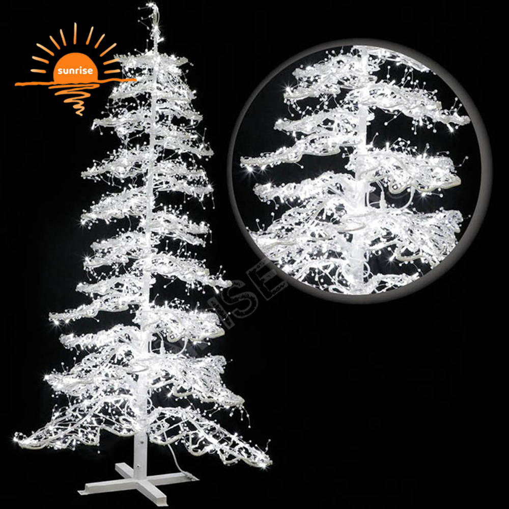 5m 6m IP65 Christmas Warm White Simulated Branch Decoration Programmed Outdoor Branch LED Artificial Birch Lights Branch