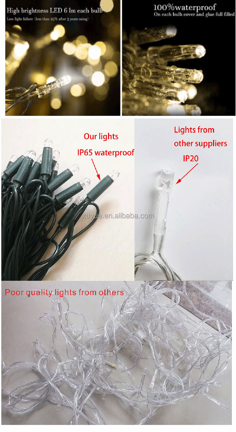 2D LED Christmas Santa Light Outdoor Waterproof Luminescence String Lights Motif Light