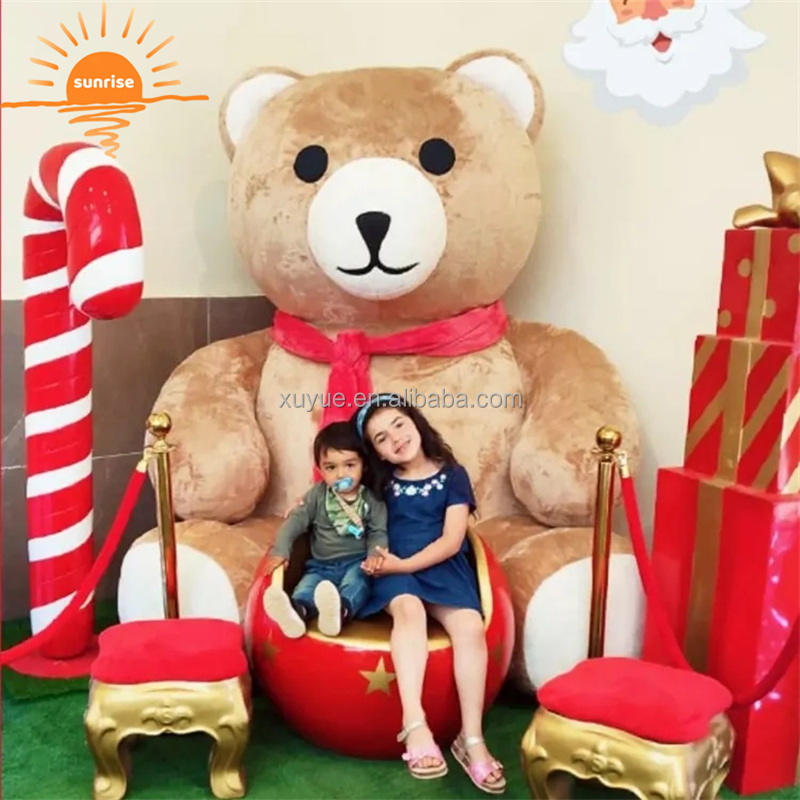 Commercial Christmas Decorations Diameter 80cm Fiberglass Ball Chair Christmas Decoration
