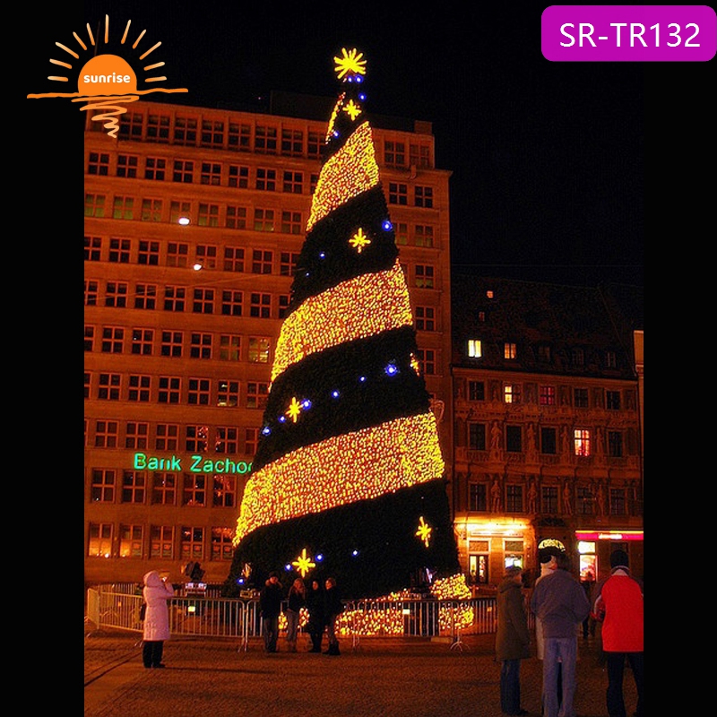 Hot Sale New LED Exterior Custom Smart Music Programmable Giant Decorative Christmas Tree Lights