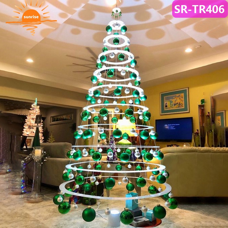 Large-scale Commercial Outdoor Luxury New Year Decoration LED Smart Music Programmable Christmas Tree Party Holiday Supplies
