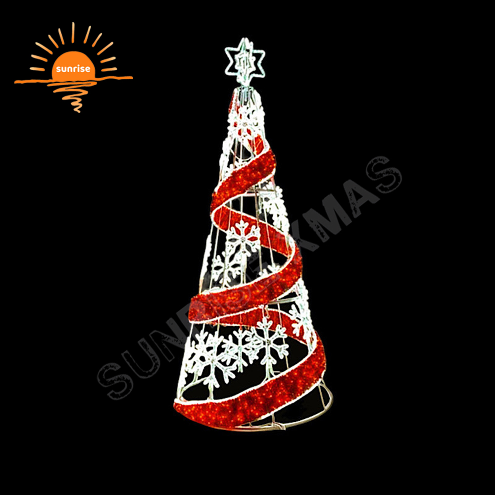 Customizable Christmas Decoration Supplies Commercial Large LED Outdoor Giant Christmas Tree Decoration for Shopping Decoration