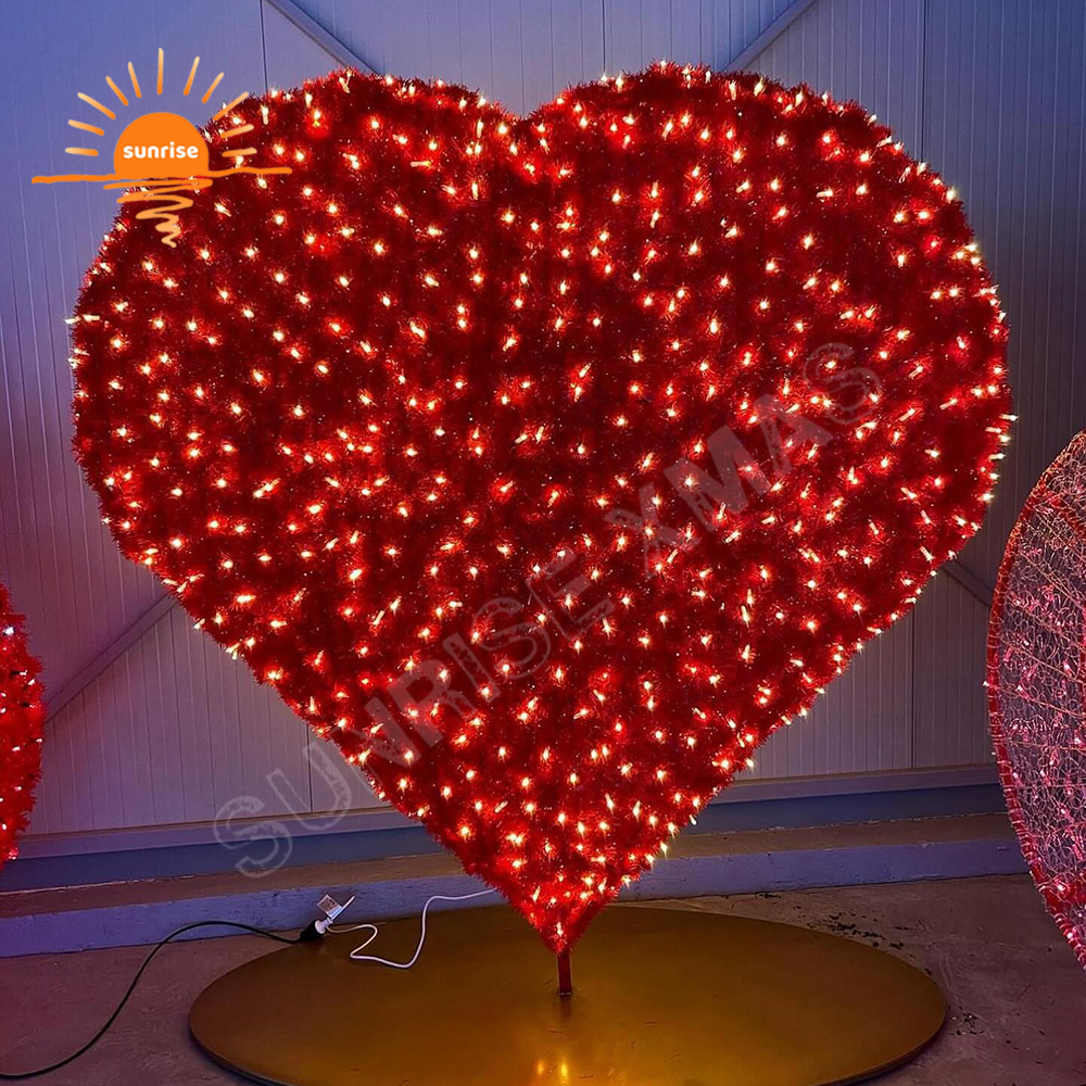 2d Large Photo Props Theme Arch and Chair Decoration Wholesale Photo 3D LED love Frame Custom Outdoor Christmas Light Sculpture
