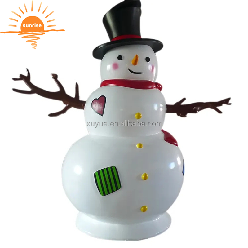 Hot Sale Christmas Decoration Fiberglass Statue Life Size Outdoor Santa Claus