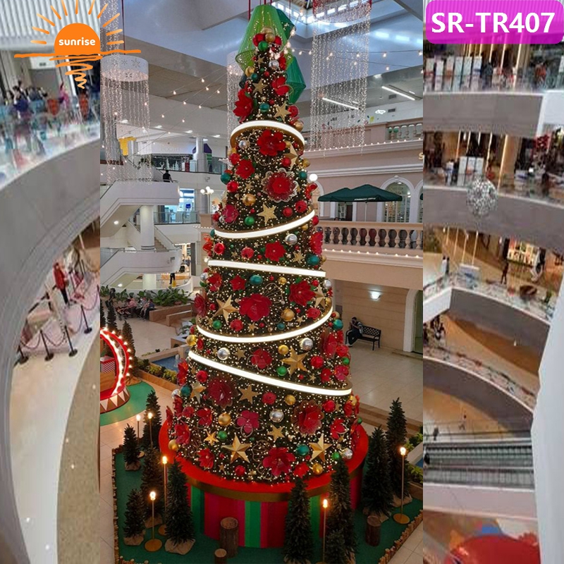 Wholesale Commercial Luxury New Year Decoration Outdoor Creative Music Christmas Tree Party Holiday Supplies