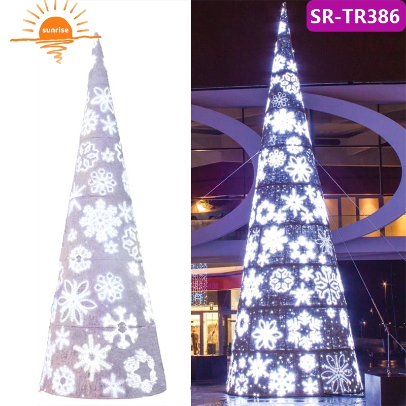 Wholesale Commercial Luxury New Year Decoration LED Smart Music Programmable Christmas Tree Party Holiday Supplies Wholesale