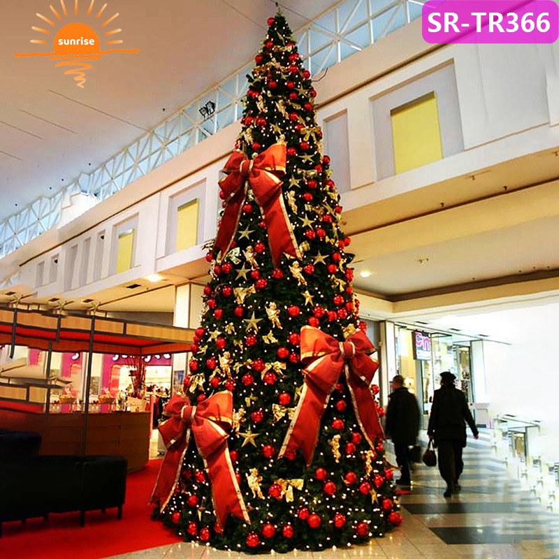 Commercial Street Outdoor Luxury Christmas and New Year Christmas Tree LED Large Lighting Outdoor Christmas Decorations