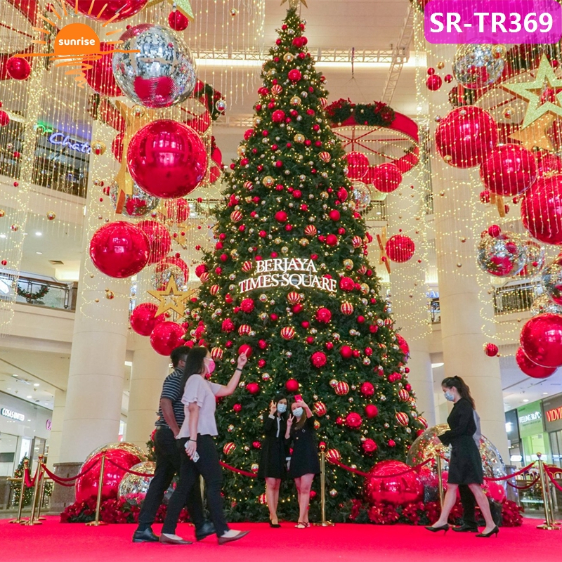 Commercial Street Outdoor Luxury Christmas and New Year Christmas Tree LED Large Lighting Outdoor Christmas Decorations