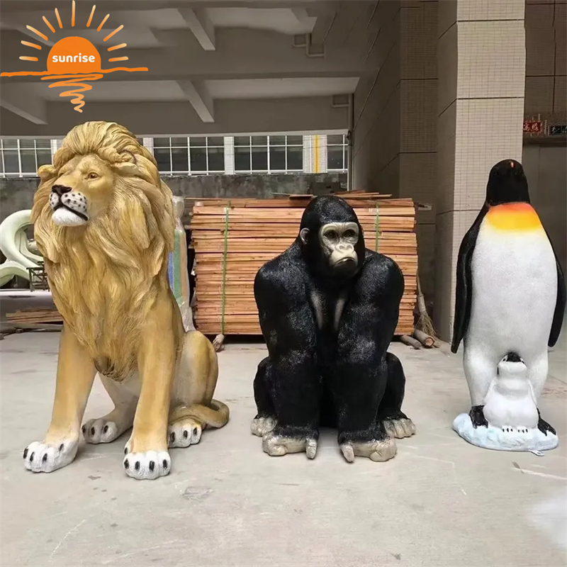 Fiberglass Halloween Sculpture Pumpkin Glowing Sculpture Holiday Crafts Customization