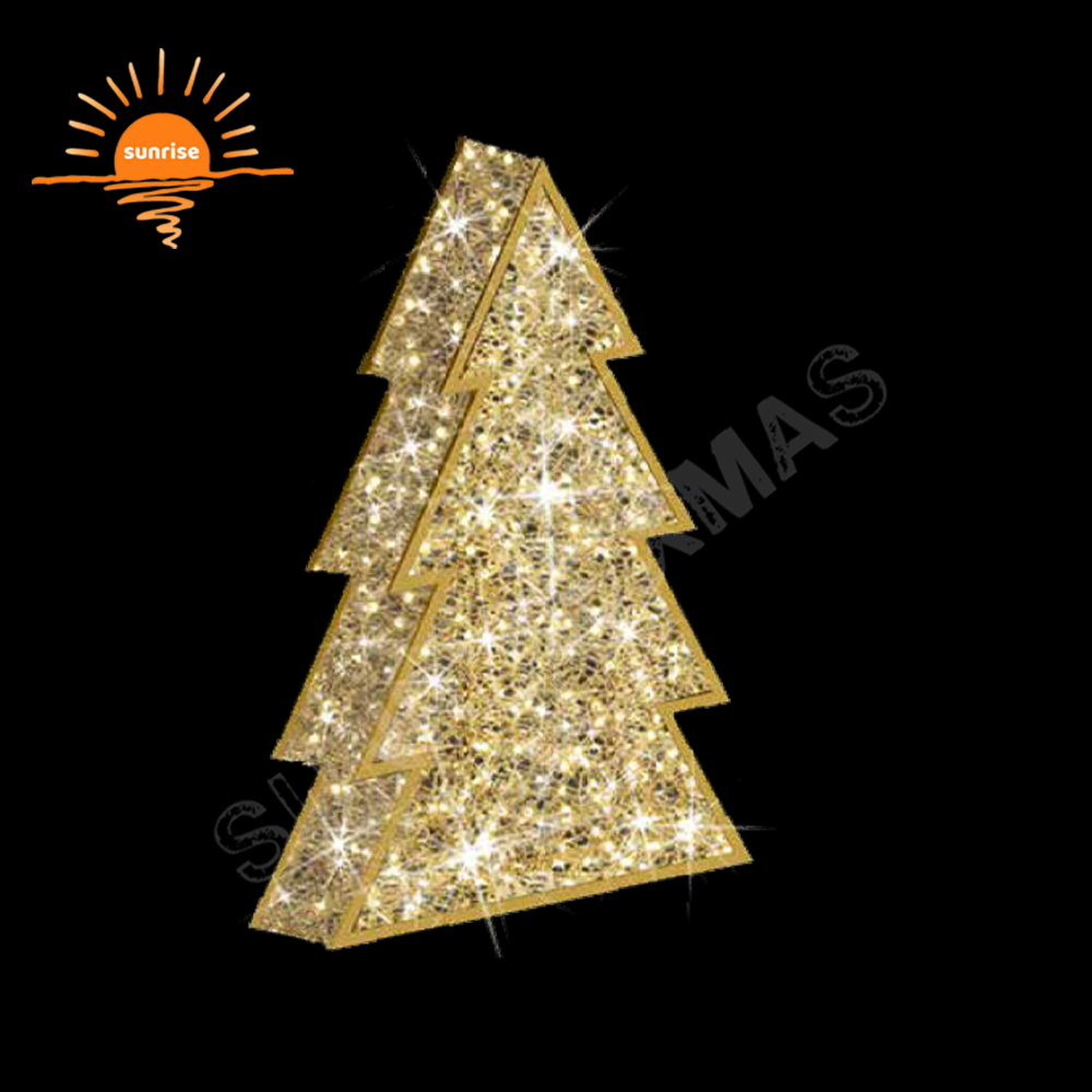 IP65 Led star motif lights Christmas outdoor commercial tree decoration festival Party Event Ornament light show for mall