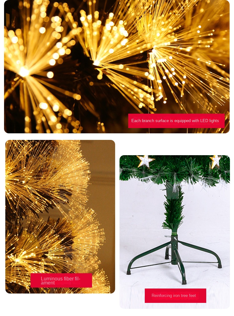 2022 Hot Artificial LED Small Christmas Tree with Light Decoration