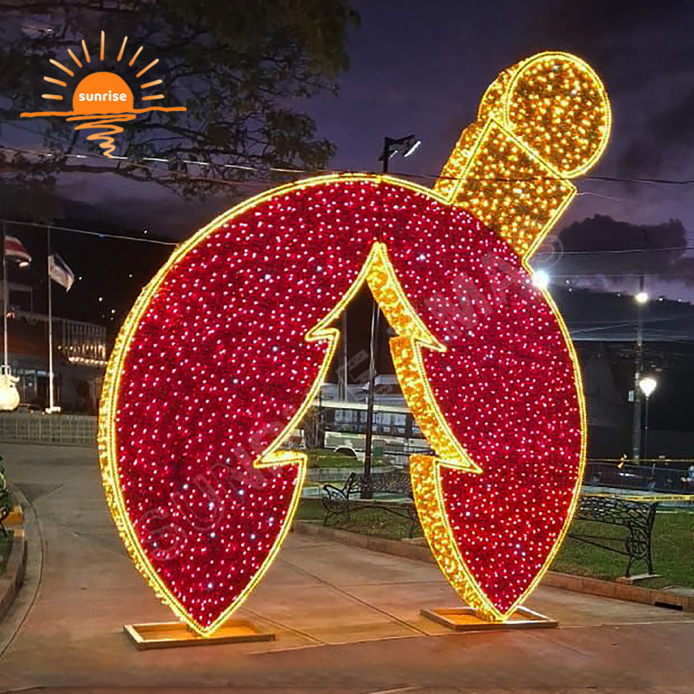 New Design Large LED Reindeer Motif Light Christmas Santa Claus Festival Selfie Station Decor Photo Ops Selfie Ops Decoration
