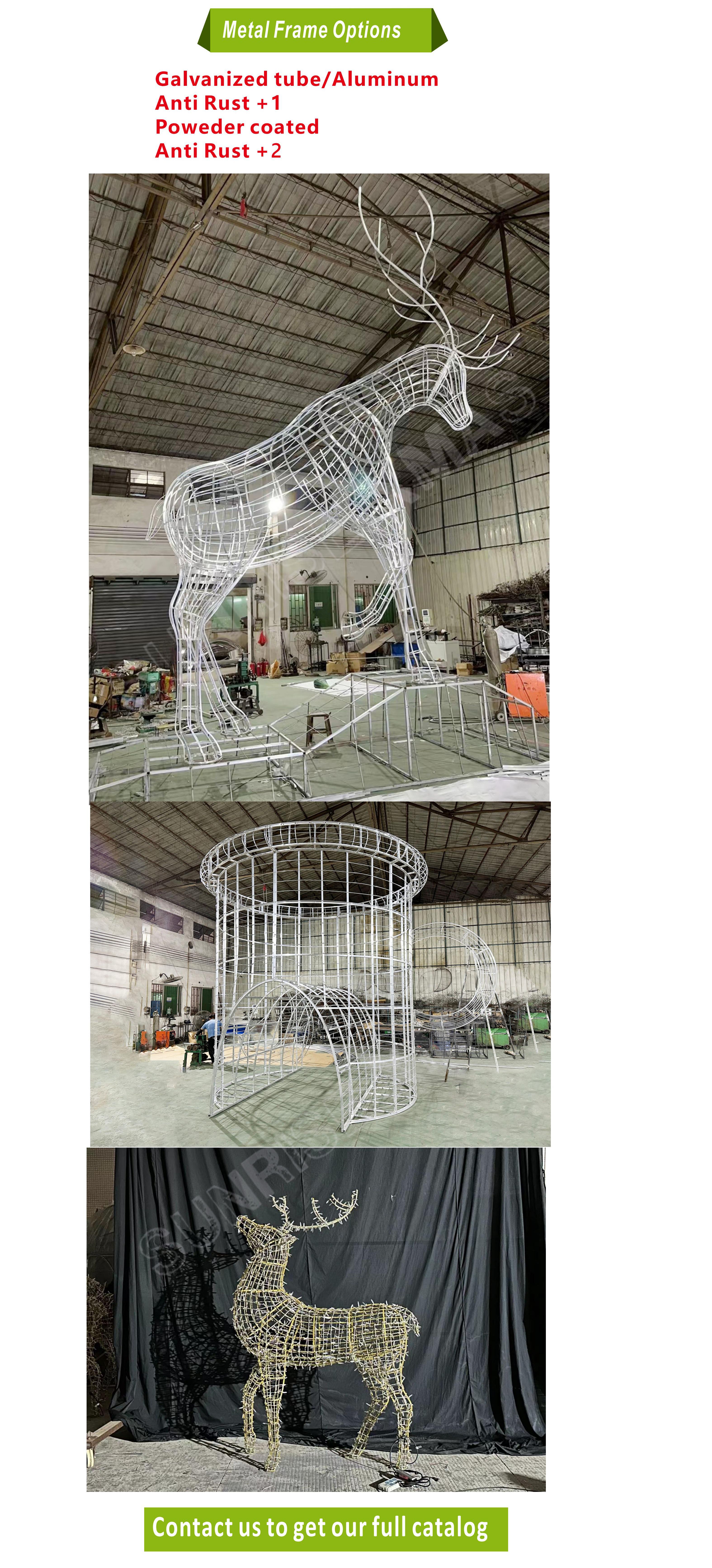 Customized IP65 Outdoor Waterproof Large Christmas Led Light Ball Luxury Commercial Street 3D Bauble/ornament Decoration