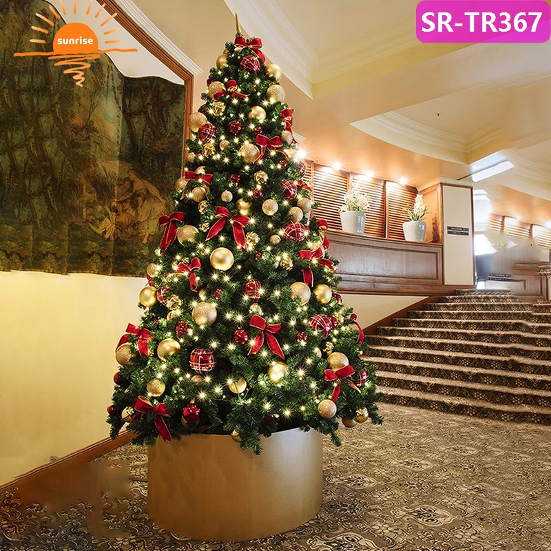 Commercial Street Outdoor Luxury Christmas and New Year Christmas Tree LED Large Lighting Outdoor Christmas Decorations