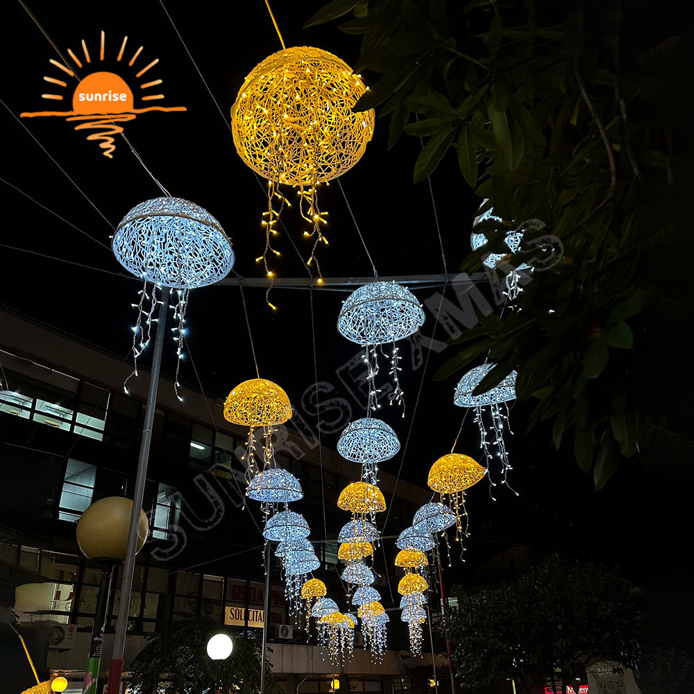 Outdoor Waterproof Park Led Building Blocks Motif Decorative Christmas Illuminated Large Rubik