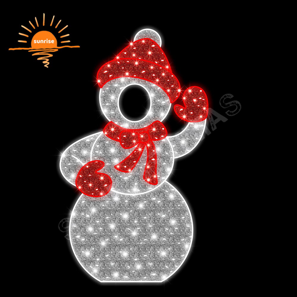 Xmas  photo frame theme lighting customization outdoor Christmas use IP65 landscape LED photo ops light show in stock