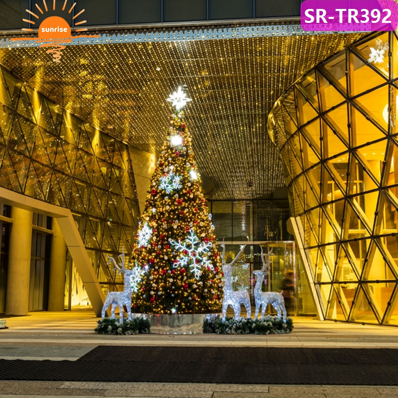 Wholesale Commercial Luxury New Year Decoration LED Smart Music Programmable Christmas Tree Party Holiday Supplies Wholesale