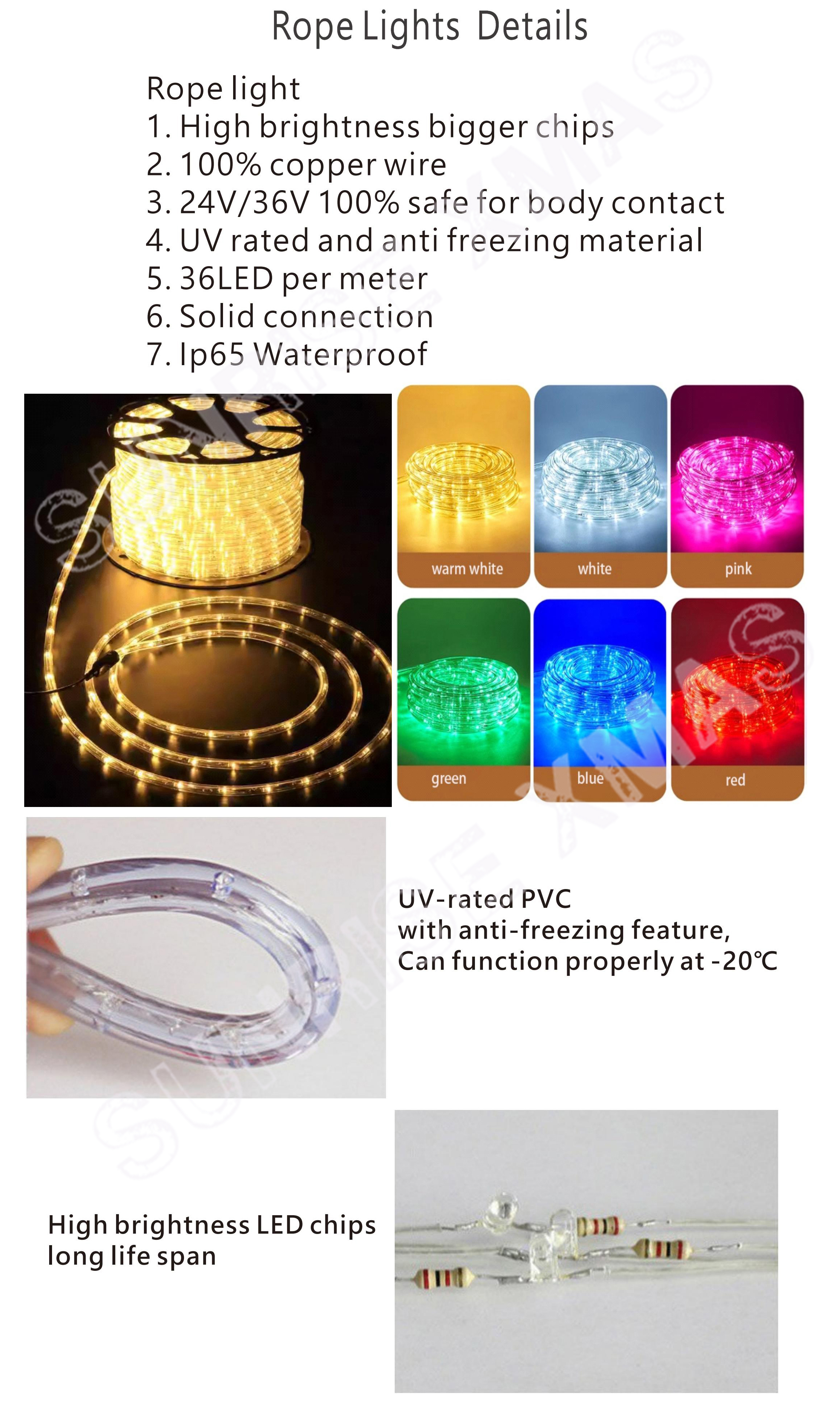 Outdoor snowflakes decorative motif arch Christmas snowman pattern light show LED waterproof walk through tunnel in stock