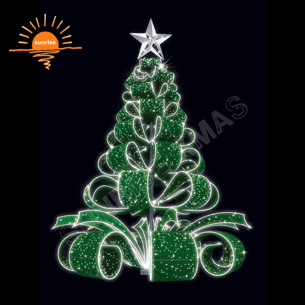 Large Christmas Lights Outdoor Waterproof Holiday Lighting Tree Led Commercial Decorative Lamp LED Christmas Tree
