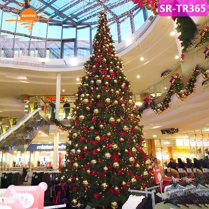 Commercial Street Outdoor Luxury Christmas and New Year Christmas Tree LED Large Lighting Outdoor Christmas Decorations