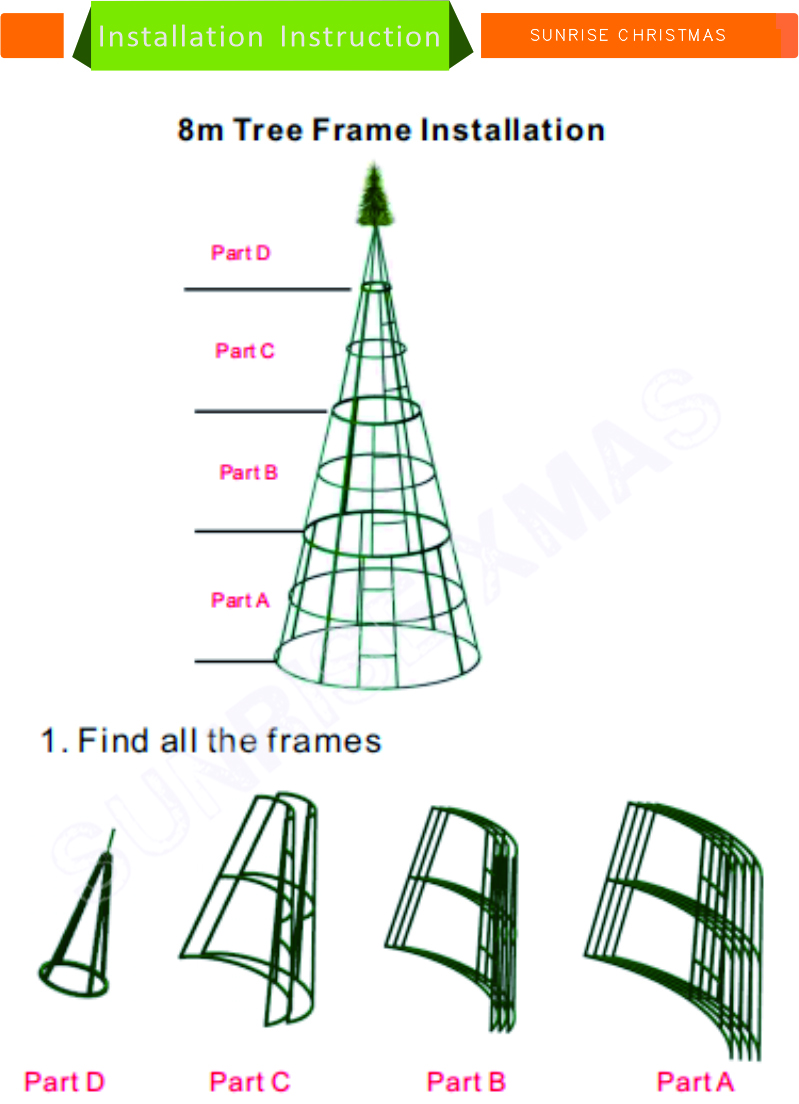 DMX RGBW Commercial Outdoor LED Lighted Giant Large Artificial simulated tree Christmas Fire-resistant material for safety Tree