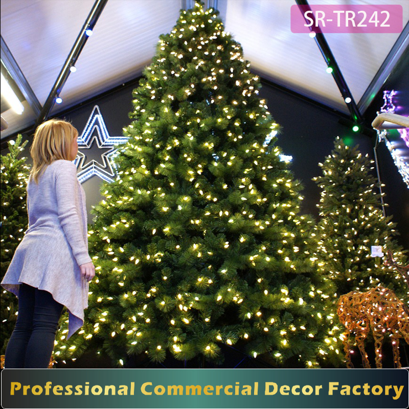 20ft 30ft 40ft 50ft Large Outdoor Artificial Giant  Christmas Tree With Walk Through