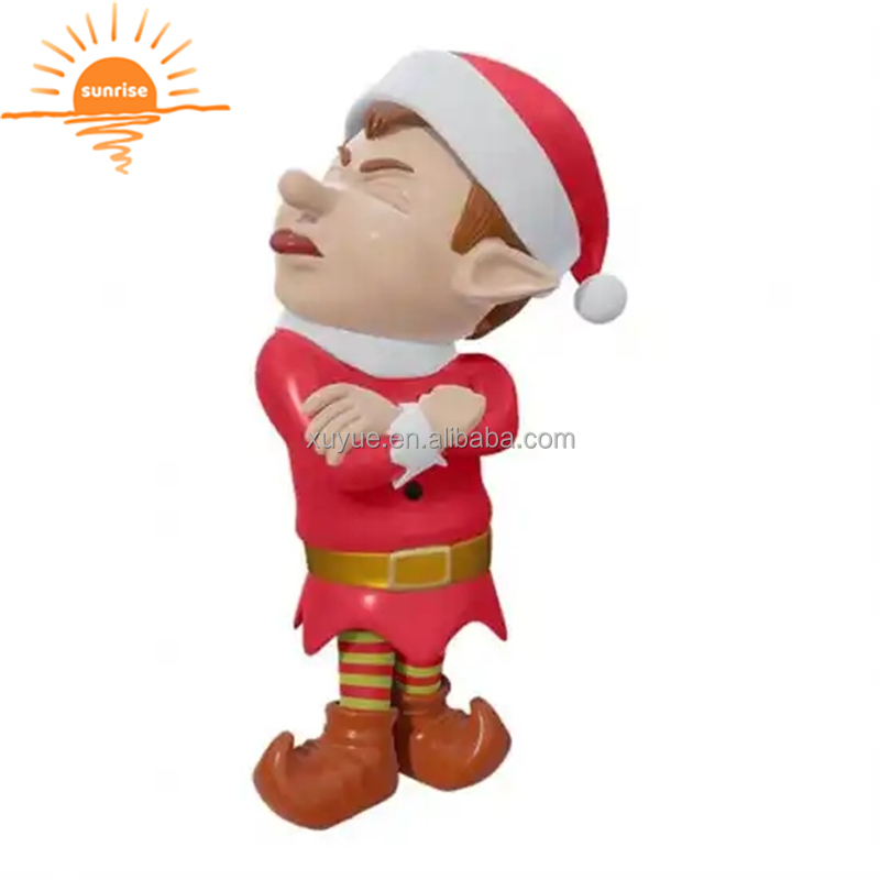 Fiberglass Christmas Decoration Elf Stunning Fiberglass Amusement Park Cartoon Decoration Elf Sculpture