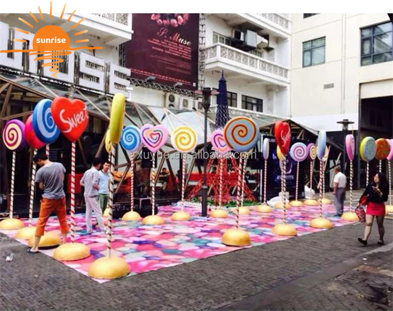 Support Customized Life Size/large Resin Fiberglass Hot air Balloon Sculpture Statue Christmas Decorations