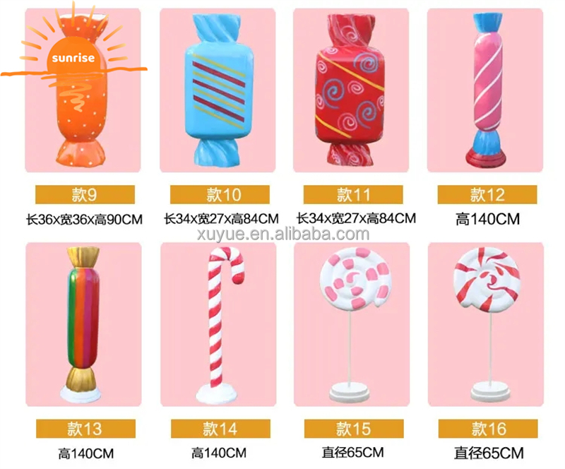 Support Customized Life Size/large Resin Fiberglass Hot air Balloon Sculpture Statue Christmas Decorations