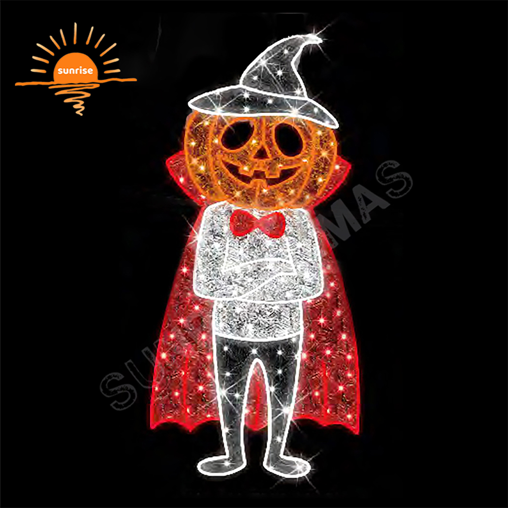 Halloween Pumpkin Head Decoration Walk Through Light Decoration Show Christmas Halloween Waterproof Kiosk Decoration Supplies