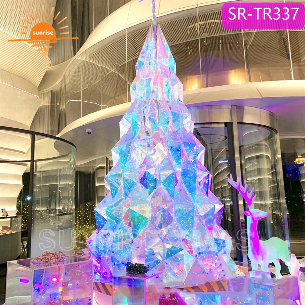 Giant Outdoor Unique 6m 8m 9m 10m 12m Pre Lit Large Christmas Tree with LED Light Decoration for Shopping Center