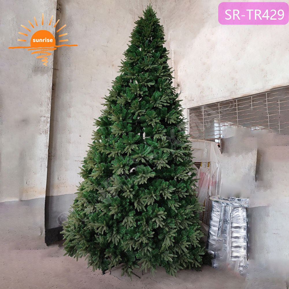 DMX Music Light Show Synchronized with Christmas Music Programmable Christmas Tree LED large commercial xmas tree