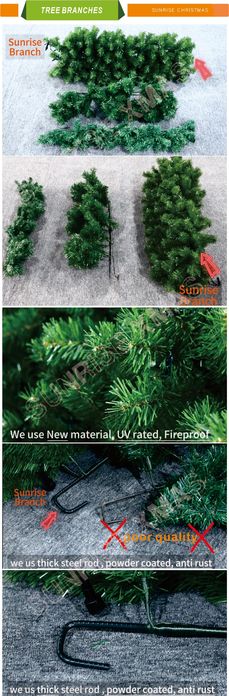 DMX RGBW Commercial Outdoor LED Lighted Giant Large Artificial simulated tree Christmas Fire-resistant material for safety Tree