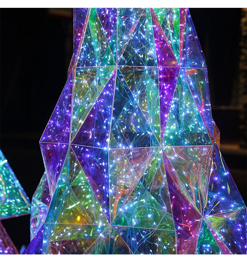 2022 NEW Large Outdoor Christmas Reindeer Hologram Decoration for New Year Decoration