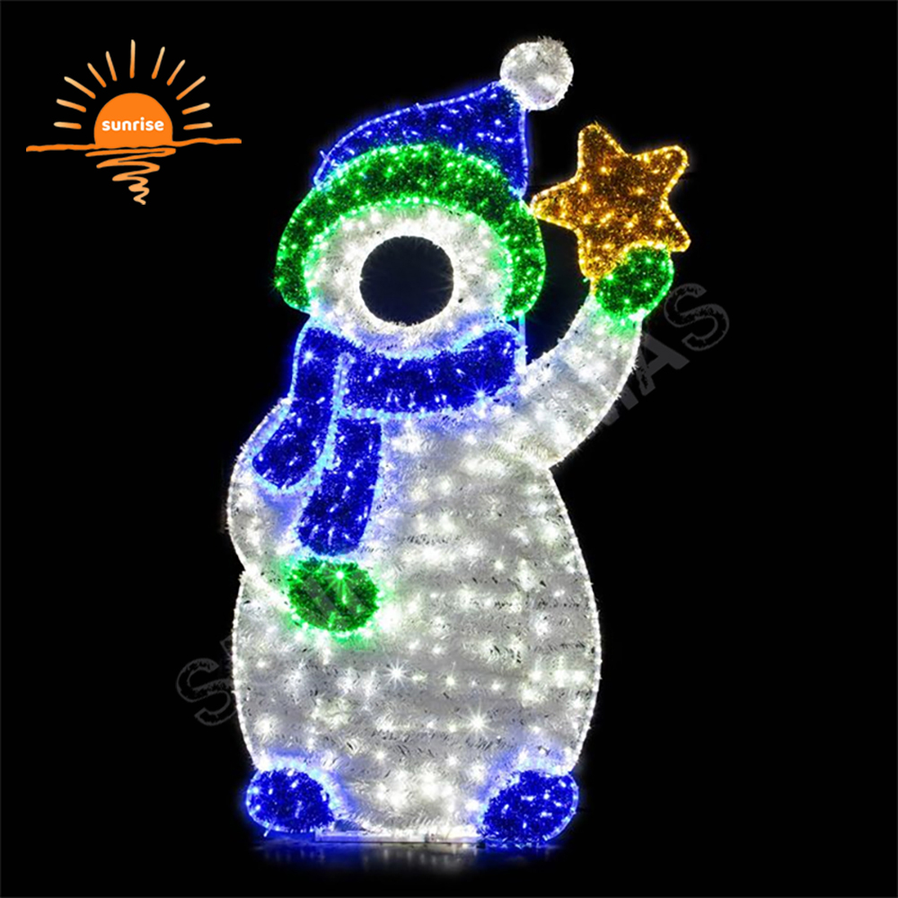 Xmas  photo frame theme lighting customization outdoor Christmas use IP65 landscape LED photo ops light show in stock