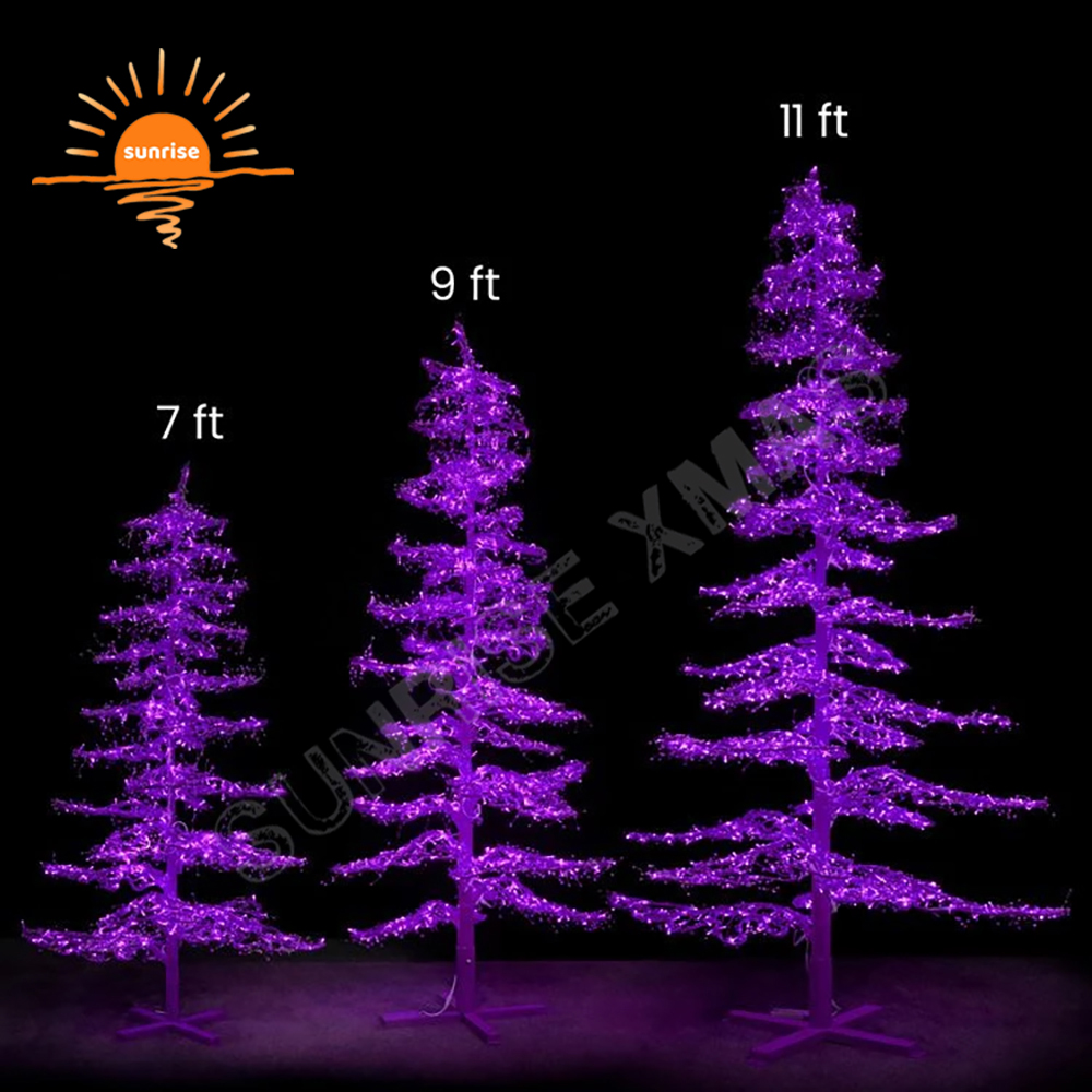 5m 6m IP65 Christmas Warm White Simulated Branch Decoration Programmed Outdoor Branch LED Artificial Birch Lights Branch
